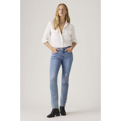 Levi's 724 High Rise Straight Broken Progress Taglia: W27L30 | Pantaloni Outlet | Donna