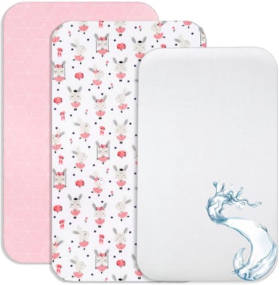 Unyqoos ® Set van Luxe Baby Hoeslakens en Matrasbeschermer voor Optimaal Comfort en Veiligheid