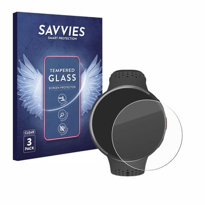 Savvies - Glas Screenprotector voor Polar Pacer Pro - Gehard Beschermglas 9H 3 Stuks