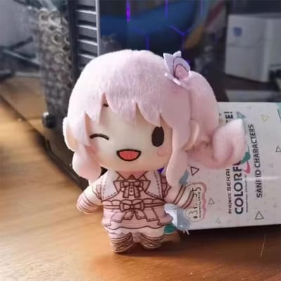 Nouvelle peluche de jeu en peluche anime japonaise de 25 cm iHasune~ Poupée en peluche Miiku Oreiller doux Poupée du futur Mignon Cadeau de Noël pour enfants