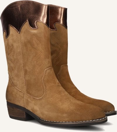 Omoda Charli Laarzen - Suède - Meisjes - Cognac - Maat 31