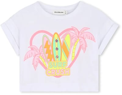 Billieblush U21951 T-shirt Met Korte Mouwen Wit 4 Years Meisje