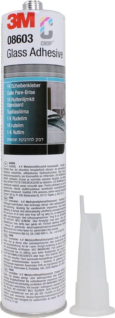 3M 1K-PU Ruitenlijmkit Standaard 310ml Patroon - Zwart