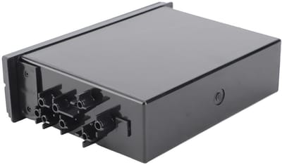 Dailygoods- Opbergdoos Ruimtebesparend - Opbergdoos met Deksel - Bekerhouder - 2-in-1 - Kunststof - Afmetingen 175 x 125 x 45 mm - Autobekerhouder