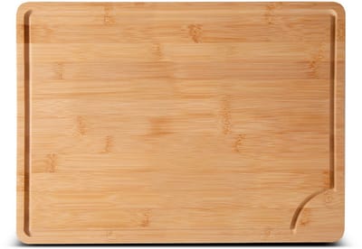 IvoQ Bamboe Snijplank - 40x30 cm - Duurzaam & Stijlvol - Geschikt Voor Elke Keuken