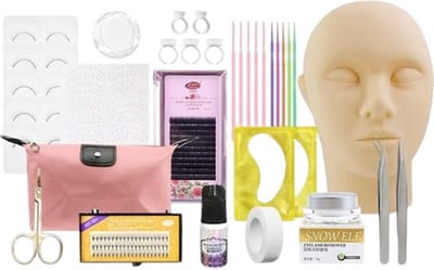 Lashes & More | Wimperextensions Starters Pakket | Oefenset voor Beginnend Wimperstylist | Lash Kit | Oefen Wimper Set