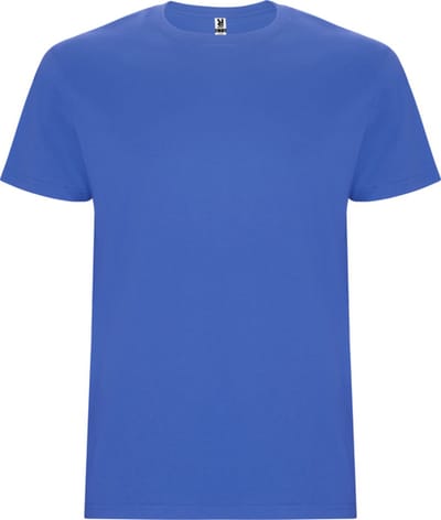 4 Pack T-shirts unisex met korte mouwen, 190 gram 'Stafford' Riviera Blue - S
