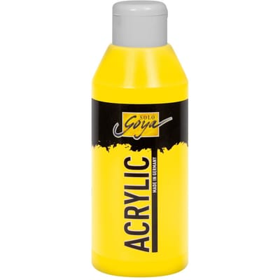 Solo Goya Acryl, 250 ml - Echtgeel-Licht