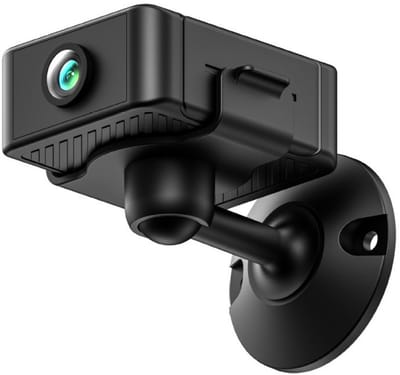 Mini Spionagecamera,4K Verborgen Camera met WiFi/Zonder WiFi, Draadloze Beveiligingscamera met Nachtzicht&Bewegingsdetectie, Mini Bewakingscamera Voor Binnen/Buiten, Zwart