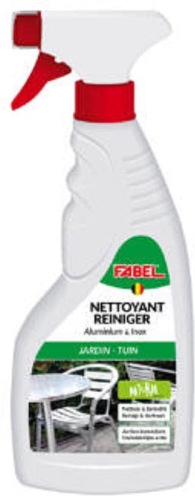 Fabel Reiniger Aluminium & Inox : Ideaal voor het onderhoud van alle soorten meubilair in aluminium & inox - 500 ml