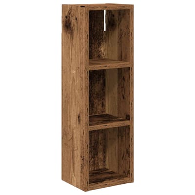 vidaXL - Badkamer - wandkast - Oudhout - 20 - x - 16 - x - 62,5 - cm - Geconstrueerd - hout