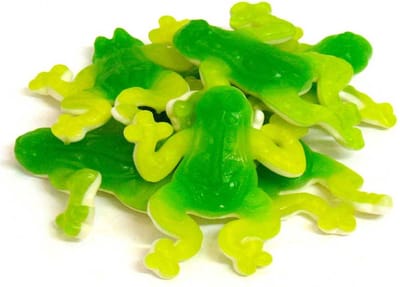 FINI xxl kikkers snoepjes - 1 kg - Snoepjes in de vorm van grote SMOOTH XXL kikkers