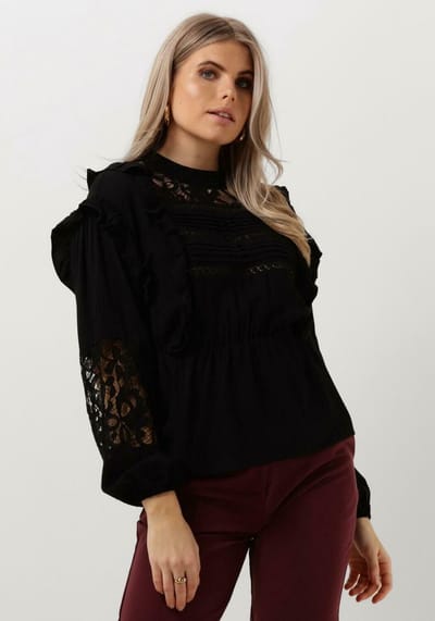 Object Objarienne New L/s Top E Div Dames - Jurken - Zwart - Maat XS