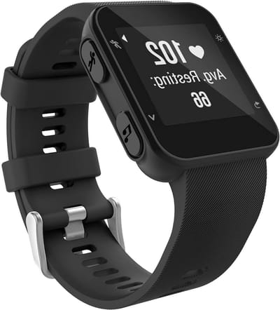 Zachte silicone sportband voor Forerunner 35 GPS hardloophorloge met schroeven en schroevendraaiers, ideaal voor actieve gebruikers