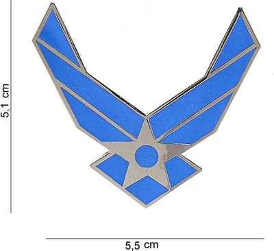 Embleem metaal US airforce groot pin