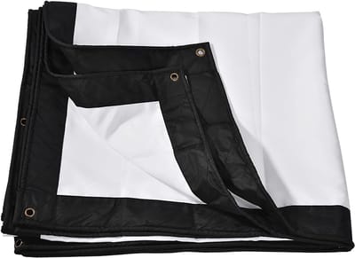 Projectiescherm Buiten - Film Doek - Buiten Films Kijken - Dubbelzijdig Wit - 200 Inch 16:9 - Wit