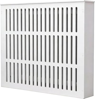 Radiatorbekleding - Radiatorombouw - Woonkamer decoratie - Vuilafstotend en wasbaar - 70x70x20 cm - Wit