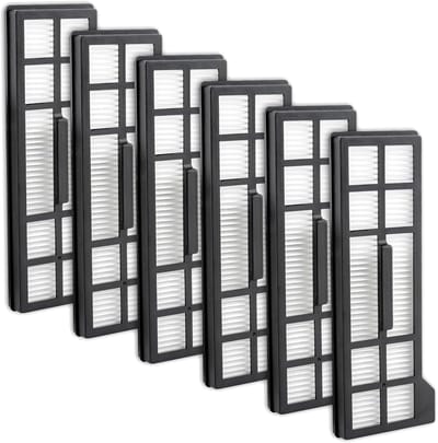 (6 Stuks) HEPA Filter geschikt voor EUFY X10 Pro Omni Robot Veegmachine Filter Robot Stofzuiger Filter Vervangende Onderdelen