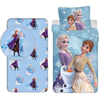 Frozen slaapkamerset; dekbedovertrek en hoeslaken
