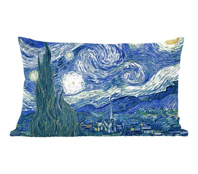 Sierkussens - Kussentjes Woonkamer - 60x40 cm - Sterrennacht - Schilderij - Oude meesters - Vincent van Gogh