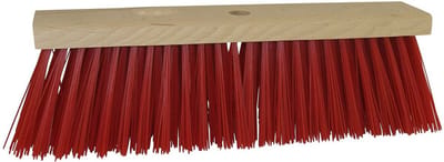 Betra bezemkop - buitenbezem - rood - FSC hout/kunstvezel - 40 cm