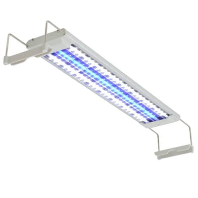 vidaXL - Aquariumlamp - LED - IP67 - 50-60 - cm - aluminium