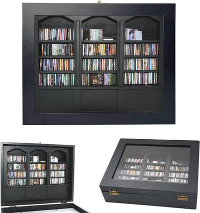 Miniatuur houten boekenkast met miniatuurboeken - Decoratief element voor poppenhuizen
