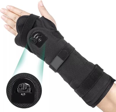 Polsbrace, rust brace, Brace, pols steun, pols beugels, pols spalk, wrist splint, hand brace, brace pols, hulpmiddel voor RSI / carpaal tunnel links/rechts maat S.