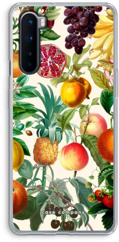 Case Company® - Hoesje geschikt voor OnePlus Nord hoesje - Classic Flora - Soft Cover Telefoonhoesje - Bescherming aan alle Kanten en Schermrand