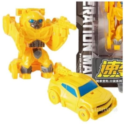 Mini Kit Robot de Transformation Jouets Modèles 2 en 1 Jouet Voiture Déformable Robots Jouets pour Enfants Cadeau Figurine Jouets pour Enfants