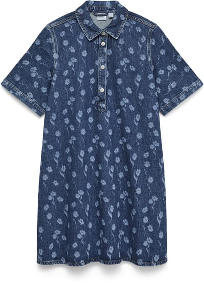 VERO MODA - VMOCINA SS LASER DENIM DRESS - Dames - Mini jurken