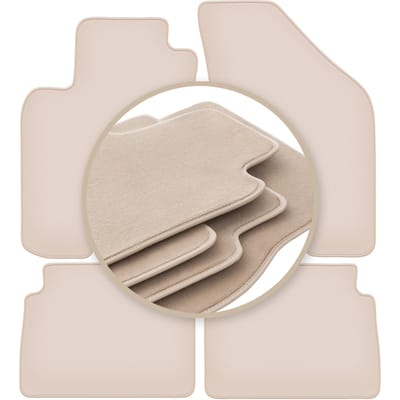PREMIUM beige matten voor: Daewoo Nubira sedan, stationwagen 1997-2012