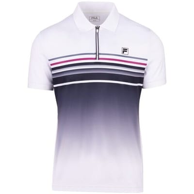 Fila Diego - Poloshirt - Wit/Grijs - XXL