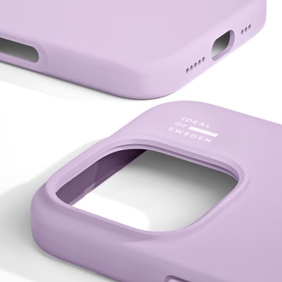 iDeal of Sweden Silicone Case geschikt voor MagSafe geschikt voor iPhone 16 Pro - Lavender Milk