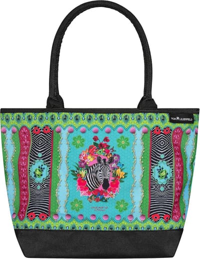 Grote Dames Shopper Tas met Zebra Print Strandtas Handtas Kantoor