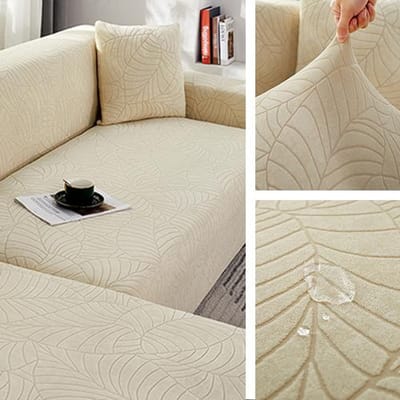 Housse de canapé imperméable en Jacquard, housse de siège élastique tout compris, protection de meubles de salon pour animaux de compagnie et enfants, amovible Small(90-140cm)1pc