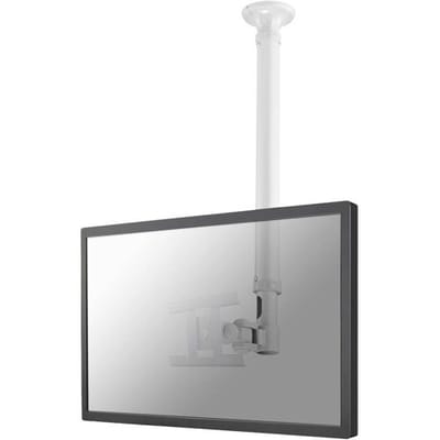 Neomounts FPMA-C100WHITE Plafondbeugel voor monitor Aantal monteerbare displays: 1 Display(s) 25,4 cm (10) - 76,2 cm (30) Wit In hoogte verstelbaar,