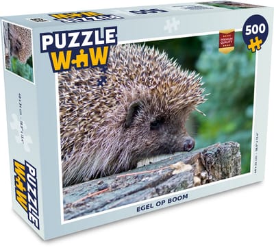 Puzzel Egel op boom - Legpuzzel - Puzzel 500 stukjes