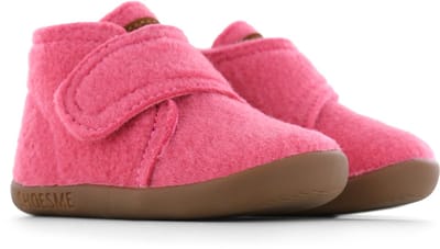 Shoesme Roze Vilten Slofje - Baby Slofjes - Meisjes - Pink - Vilt - Maat 21