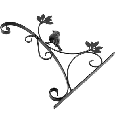 IJzeren Wandhanger Plantenhanger Bloempot Haak voor Huis Tuin Decor black