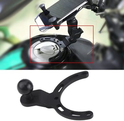 Dailygoods - Motorcycle GPS-houder - Verstelbare Bracket - Veilig op de tank - Geschikt voor telefoon en camera - Multifunctioneel - Ideaal voor motor...