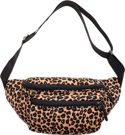 Heuptas - Luipaard Bruin | Polyester / Nylon | 30 x 14 x 7 cm | Fashion Favorite