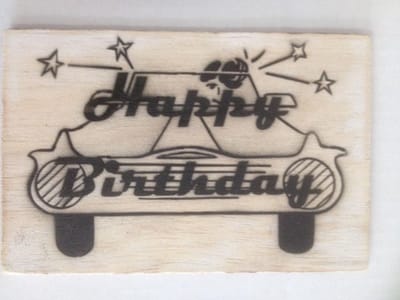 Postkaart Happy Birthday