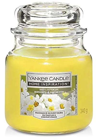 Yankee Candle Home Inspiration - Daisy & Buttercups Medium Jar - 75 branduren