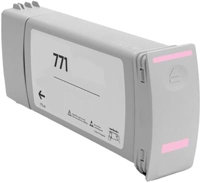 ABC huismerk inktcartridge geschikt voor HP 771 licht grijs 775 ml geschikt voor Designjet Z6200 Z6600 Z6610 Z6800 Z6810