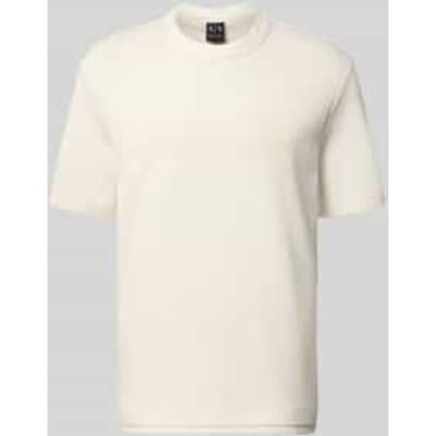 T-shirt met logo en ronde hals