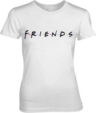 Friends Dames Tshirt -S- Logo Wit