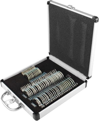 Proeflens Set - Optische Instrumenten - Oogmeting Uitvoeren - Aluminium Opbergkoffer - 68 Stuks