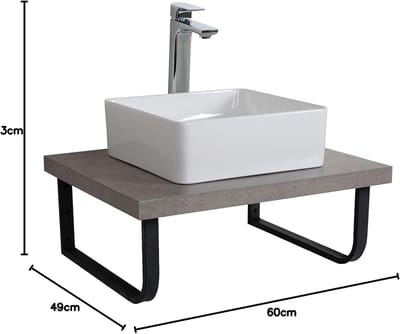 Toiletplan om op te hangen - 60 cm, 3,8 cm