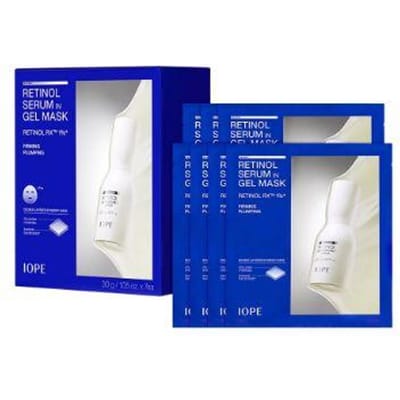IOPE Retinol Serum-in-Gel Mask Anti-Rimpel & Verstevigende Behandeling Set 7 Vellen blue